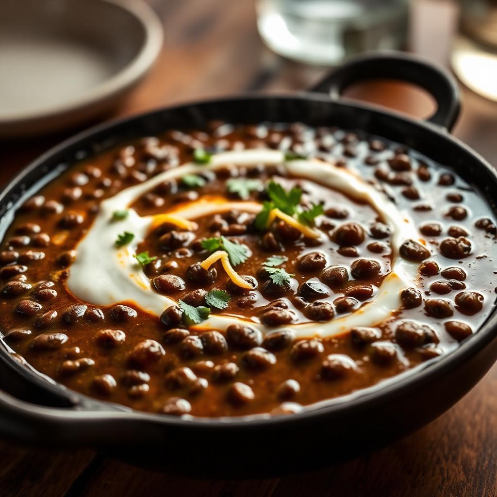 Dal Makhani baked parathas
